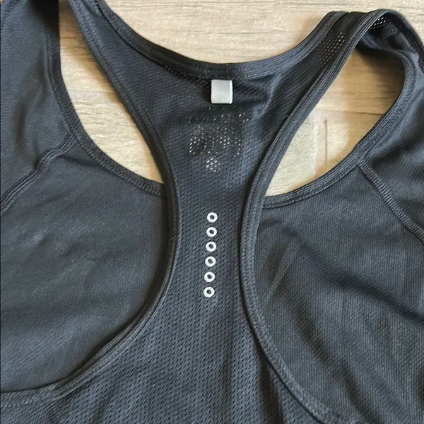 Nike Black Fitted Sleeveless Tank Top - Image 8