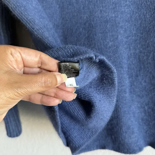Gianni Bini Women’s Small Blue‎ Angora Blend Ruffle Tiered Bell Sleeves Sweater - Image 7