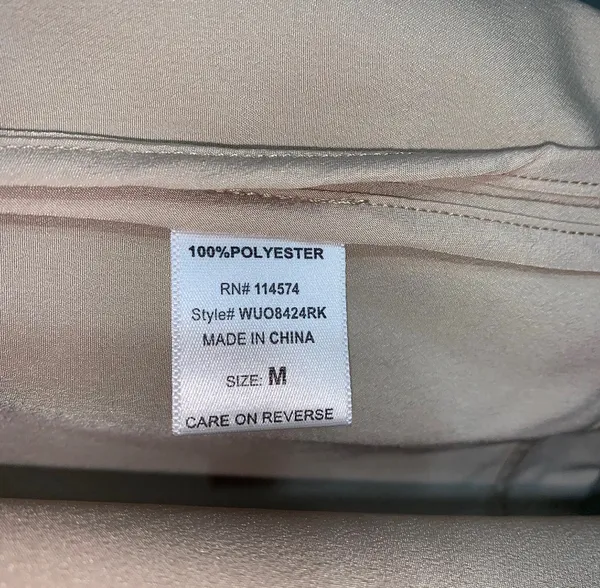 Ro & De Tan Lightweight Trench Coat size M - Image 8