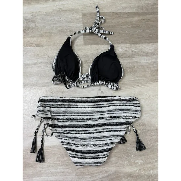 Becca Black & White Symphony Bikini Swimsuit - Image 3