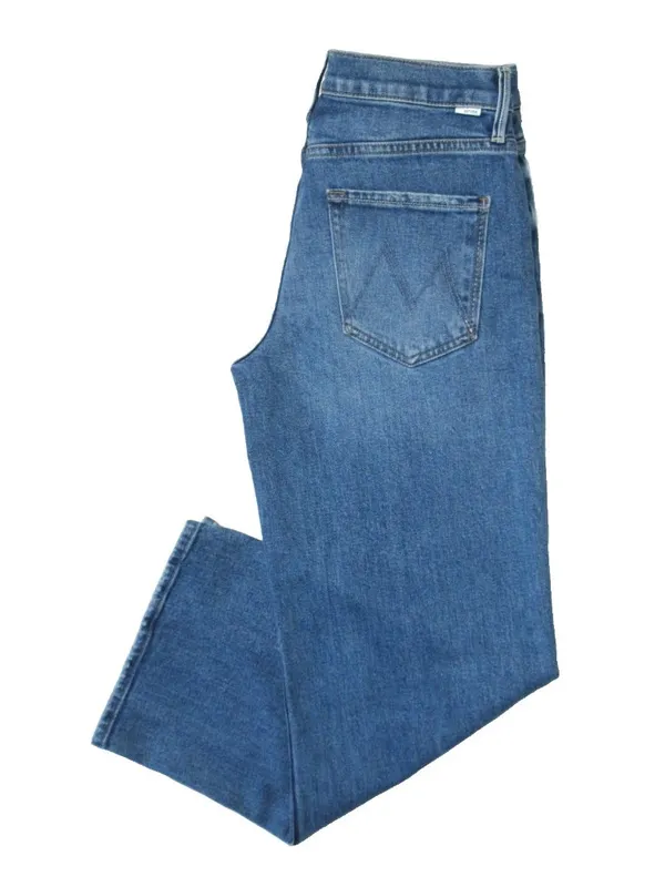 NWT Mother Mid Rise Maven Ankle in All Your Eggs in One Basket Crop Jeans 28 - Image 12
