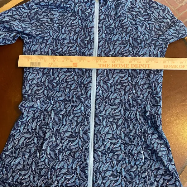 Peter Millar Wicking UPF 50+ sun protection full zip‎ long sleeve jacket navy - Image 6