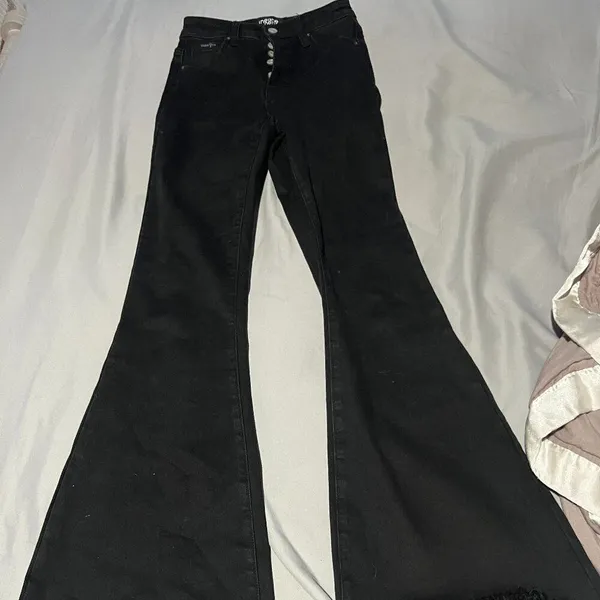 Insane Gene- Revival Black High Rise Super‎ Flare size 0 - Image 5