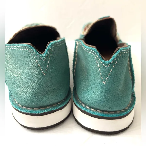 Ariat cruiser shoes slip ons Steers and Roses sz 9 - Image 4