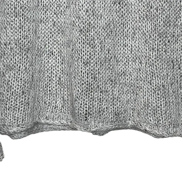 Abercrombie & Fitch Open Knit Sweater Size XS Beige With Black Fleck Womens‎ - Image 3