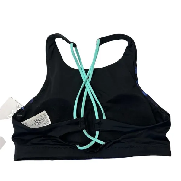 Athleta Women's Camo High Neck Bikini Top Size S‎ Multicolor Athletic NWT - Image 4