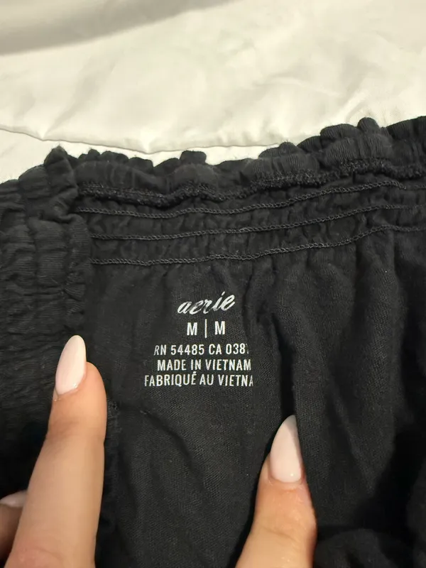 Aerie Black Strapless Jumpsuit  - Image 4