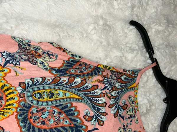 As You Wish Paisley Print Colorful Short Dress - Image 9