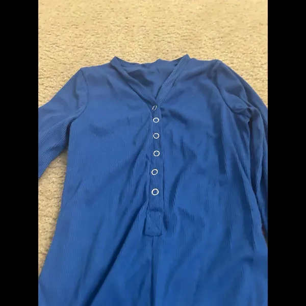 Size Medium Body Suit Woman Blue - Image 2