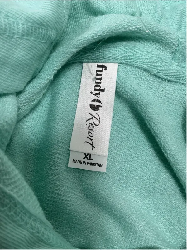 Unisex Adult Excellent Fundy Resort Pullover Hoodie XL Aqua - Image 5