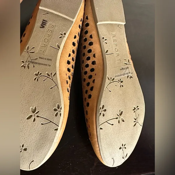 Report “Madella” Tan Ballet Flats Size 9.5 - Image 7