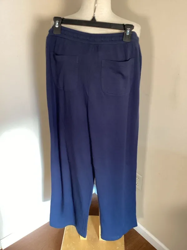Haven Well Within Pintuck Fleece Wide Leg Drawstring Lounge Pants - Image 3