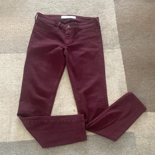 Abercrombie maroon jeans - Image 6