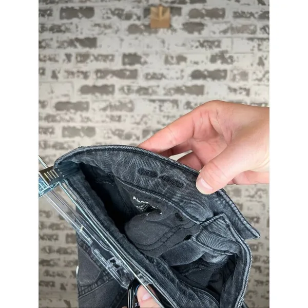 American Eagle | women black denim mom jean - Image 4