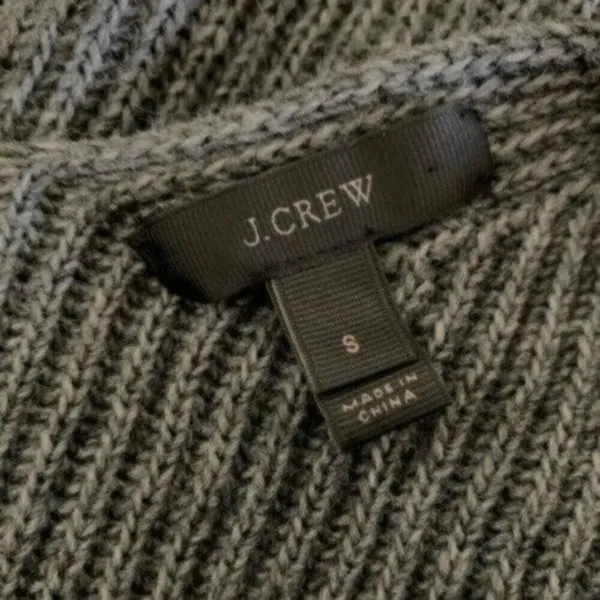 J. Crew Sweater Dress Size Small Gray Knit‎ - Image 4