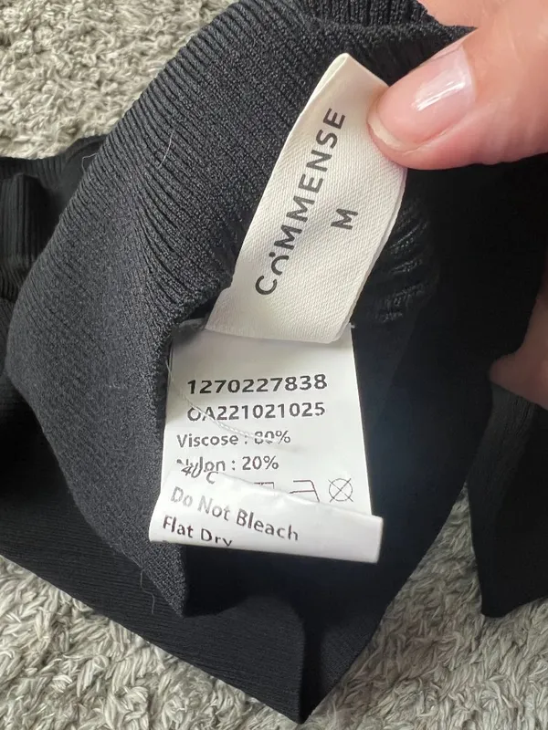 Commense‎ black blouse size M Size M - Image 8