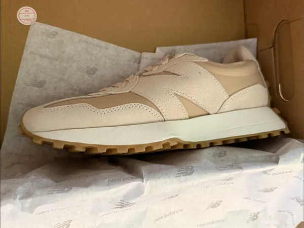 New Balance Beige and White Women's Athletic Sneakers - Image 10