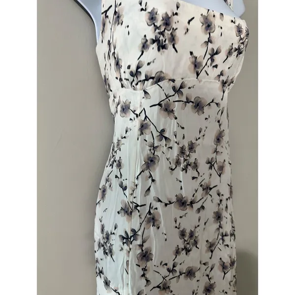 Ohsevendays Floral Caroline Dress Viscose Satin Euc Size M‎ - Image 4