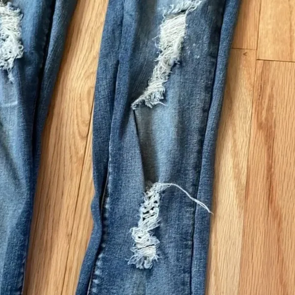 Pacsun Jeans Womens 26 Long Blue High Rise Skinniest Distressed Ladies - Image 5