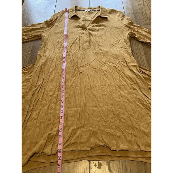 Mystree‎ Anthropologie Tunic Shark Hem Dress Size Large Boho Peasant Cottagecore - Image 3