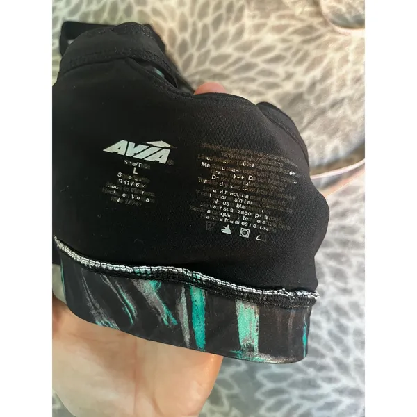 Abstract Print Racerback Sports Bra Size Large Activewear Fit Girl Yoga Running - Image 6