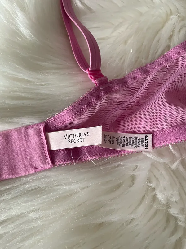 Victoria's Secret Bombshell Bra 34DD *Pink Rose Lace* - Image 8