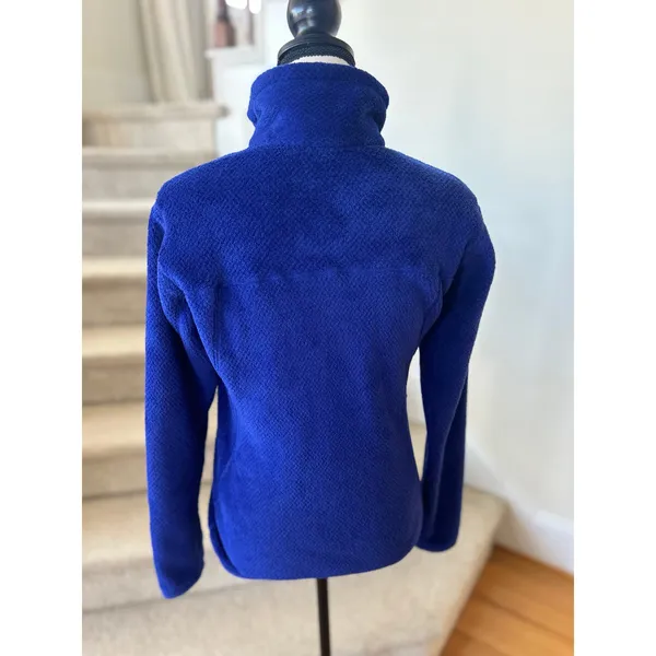 Patagonia Re-Tool Snap-T Fleece Pullover Cobalt Blue Henley Sweater - Image 2