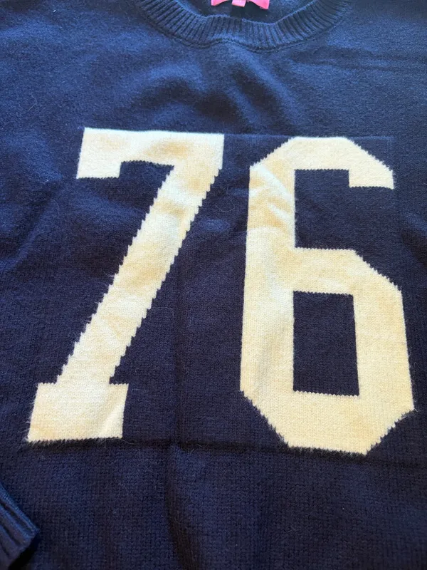 Edikted 76 Sweater  Navy White - Image 6