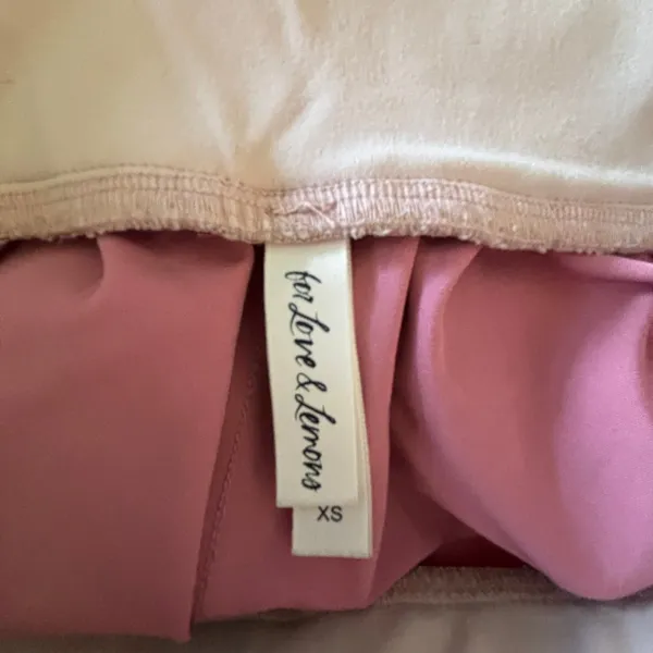 XS For Love & Lemons Emma shorts Athletic Running Activewear Designer 1.5 inseam - Image 5