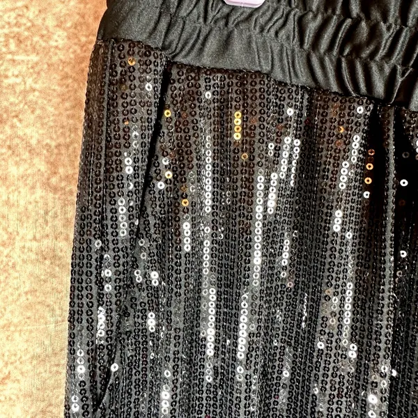 Shavonne Dorsey Sequin Jogger Black M - Image 7