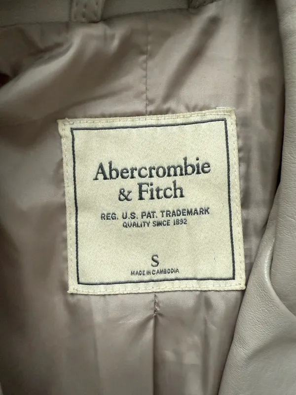 Abercrombie Leather Jacket Vegan - Image 4