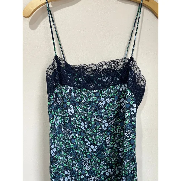 Aerie Floral Lace Trim Mini Slip Dress Size S NWT Y2K Romantic‎ Fairy - Image 8