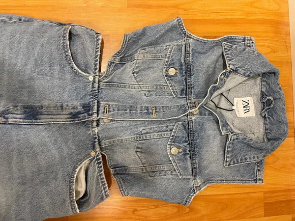 ZARA Denim Jumpsuit - Image 6
