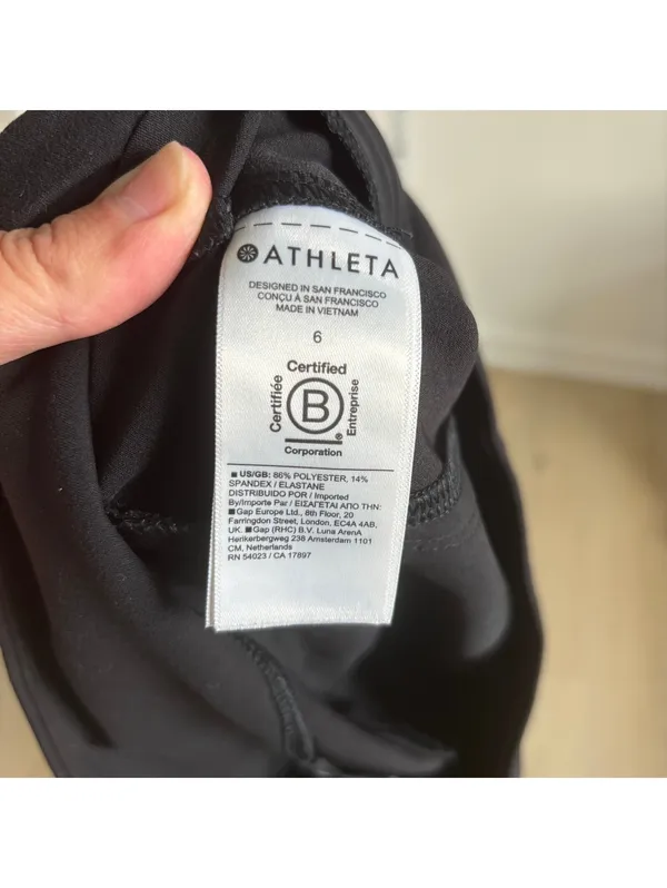 Athleta EUC Women's Black Brooklyn Ankle Pant Size 6 - Image 6
