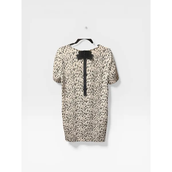 Essentiel Antwerp Animal Print Bow Back Shift Mini Dress Size 34 US 2 - Image 4