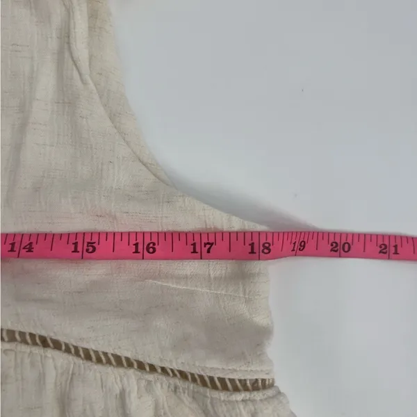 NWT Anthropologie Malai Salt Sleeveless Mini‎ Swing Dress Sz M - Image 7
