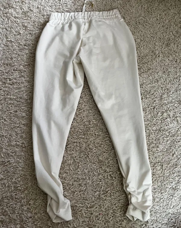 Gymshark X Whitney Simmons Ivory Joggers Size XSmall - Image 4