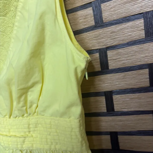 Gap‎ Yellow Tunic Tank Top Size 12 - Image 5