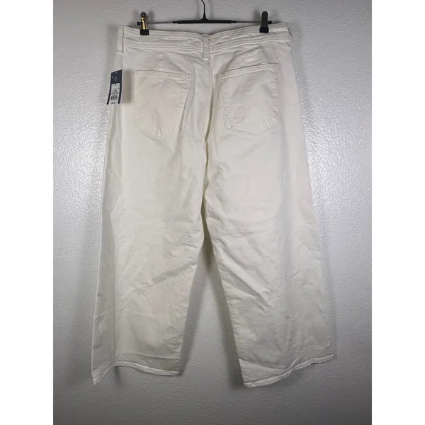 Universal Thread Womens Sailor Wide Leg Pants‎ White High Rise Size 16 NWT - Image 2