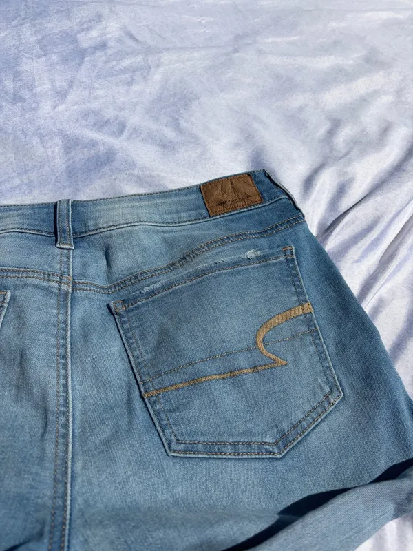 American Eagle midi Jean shorts - Image 8