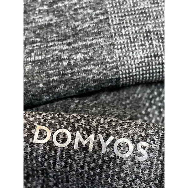 Domyos Women's Gray Short Sleeve Crew Neck Yoga T-Shirt Athletic Crop Top Size S - Image 3