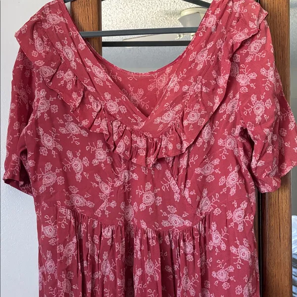 Floral Pink maxi Dress xl - Image 3