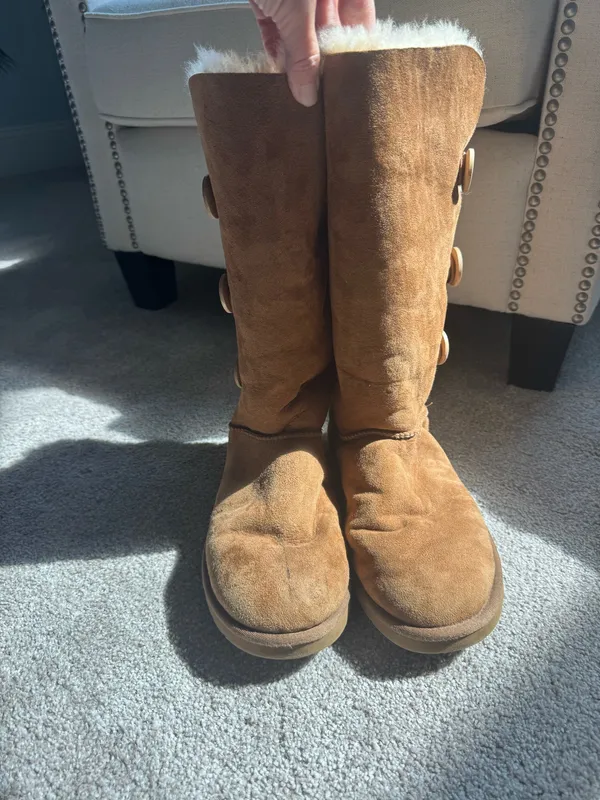 UGG Women’s Bailey Button Triplet Boots - Chestnut 10 - Image 2