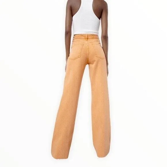 ZARA Orange  Pants - Image 4