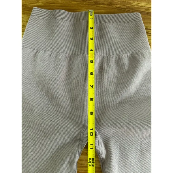 Everlane Ribbed‎ Seamless Bike Shorts High Waisted Mauve XS/S - Image 6