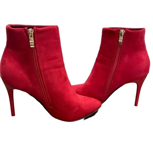 HAI YUE LI like New RED Booties - Image 3