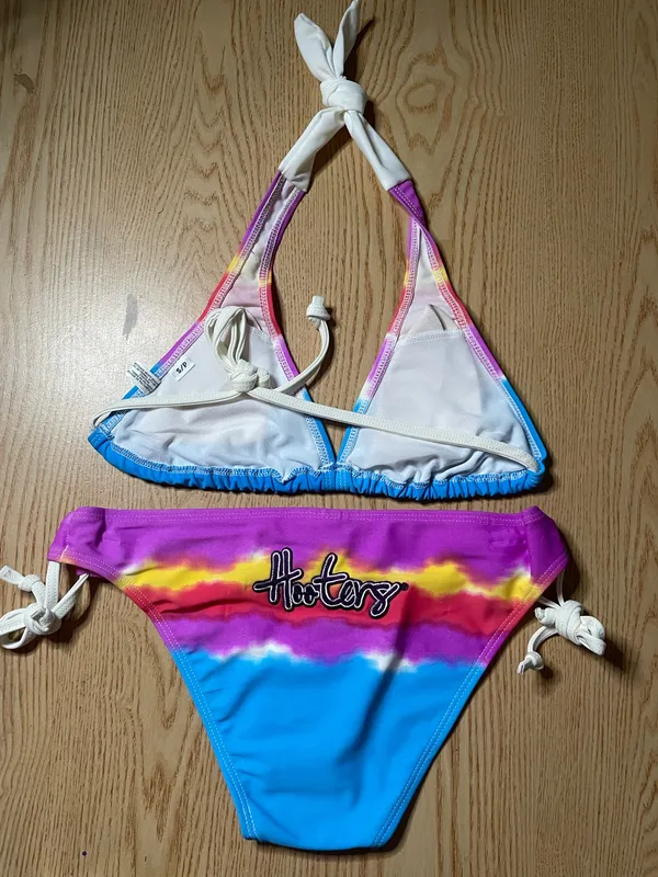 New Hooters vintage 2Pc Bikini Swimsuit size Small - Image 2