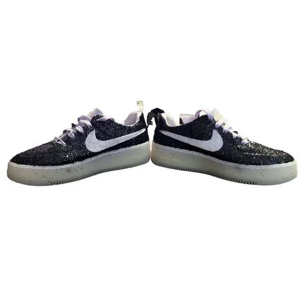 Nike Air Force 1 Sage Low LX Custom Glitter Violet Mist AR5409 500 Women's 10 - Image 6