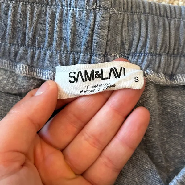 Sam and Lavi Cropped Hoodie and Shorts Set Blue - Image 6