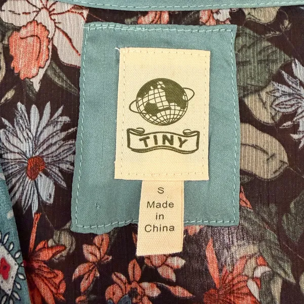 Anthropologie Tiny lovely patchwork wrap top - Image 10